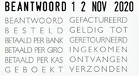 Woord-datumstempel Colop 04000/WD 12 teksten rood-2