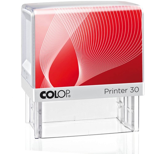 Tekststempel Colop Printer 30 personaliseerbaar rood