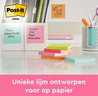 Memoblok Post-it 2028 76x76mm kubus neon kleuren-2