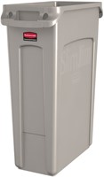 Afvalcontainer Slim Jim grijs 87liter