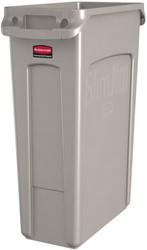 Afvalcontainer Slim Jim grijs 87liter