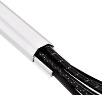 Kabelkanaal Hama hoekig 110/3,3/1,7 cm aluminium wit-1