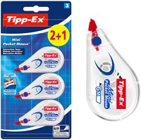Correctieroller Tipp-ex mini pocket mouse 5mmx6m blister 2+1 gratis-3