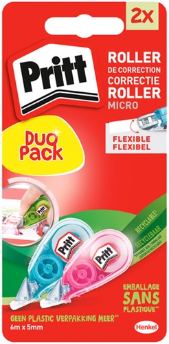 Correctieroller Pritt Micro Flex 5mmx6m blister 2e halve prijs