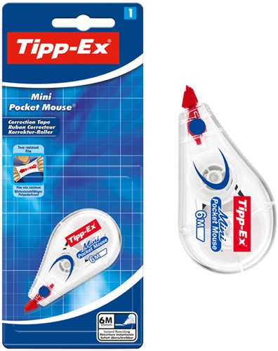 Correctieroller Tipp-ex mini pocket mouse 5mmx6m blister à 1 stuk-3