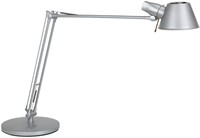 Bureaulamp MAUL Rock LED voet zilvergrijs-3