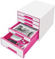 Ladenblok Leitz WOW 5 laden wit/roze-2