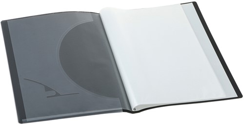 Showmap Europel Frontview A4 30-tassen antraciet-2