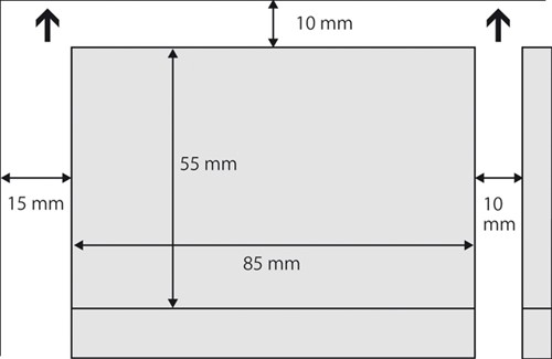 Visitekaart Sigel 85x55mm blanco 225gr ronde hoeken wit 100 stuks-3