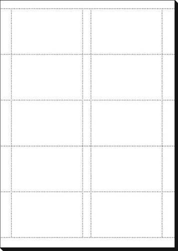 Visitekaart Sigel 85x55mm blanco 185gr wit 150 stuks-2