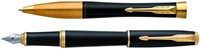 Balpen en vulpen Parker Urban matt black GT medium 2 stuks-3