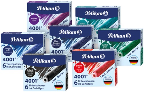 Inktpatroon Pelikan 4001 rood-2