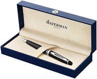 Balpen Waterman Expert black lacquer CT medium-3