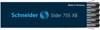Balpenvulling Schneider 755 Slider Jumbo 0.6mm zwart-2