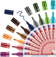 Viltstift edding 3000 rond 1.5-3mm zwart-3