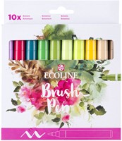 Brushpen Talens Ecoline set à 10 stuks botanisch-3