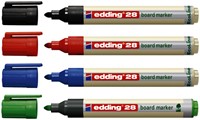 Viltstift edding 28 whiteboard Eco rond rood 1.5-3mm-2