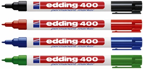 Viltstift edding 400 rond groen 1mm-2