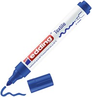 Viltstift edding 4500 textiel rond 2-3mm blauw-2