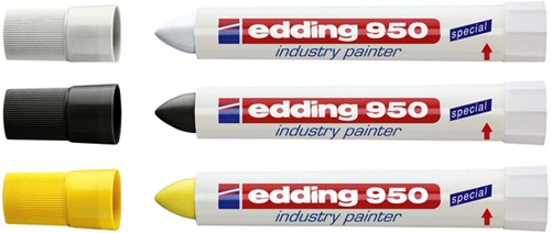 Viltstift edding 950 pastamarker rond wit 10mm-3