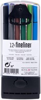 Fineliner Bruynzeel Teens 0,4mm ass 12 stuks-2