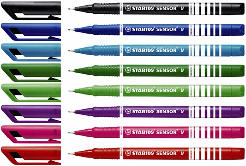 Fineliner STABILO Sensor 187/41 medium blauw-2