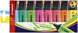Markeerstift STABILO Boss 70 etui à 8 kleuren
