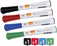 Viltstift Nobo whiteboard Glide rond assorti 1mm 4st-2
