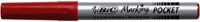 Viltstift Bic 1445 ecolutions rond fijn rood-1