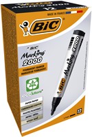 Viltstift Bic 2000 ecolutions rond large zwart-3