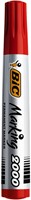 Viltstift Bic 2000 rond rood 1.7mm-2
