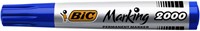 Viltstift Bic 2000 rond blauw 1.7mm-3