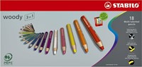 Kleurpotloden STABILO Woody 8806 etui à 6 kleuren-3