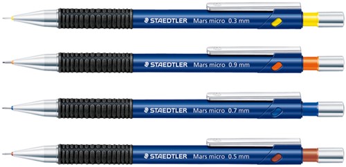 Potloodstift Staedtler Mars Carbon Micro 0.5mm HB blister 2 stuks-2