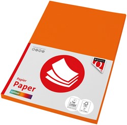 Kopieerpapier Quantore Colour A4 120gr oranje 100 vel