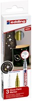 Viltstift edding 751 lakmarker rond 1-2mm metallic assorti set à 3 stuks