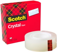 Plakband Scotch Crystal 600 19mmx33m transparant-2