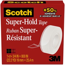 Plakband Scotch 700 Super Hold 19mmx25.4m transparant