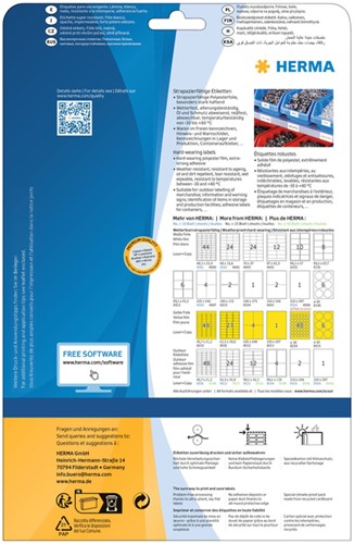 Etiket HERMA 8034 30mm rond weerbestendig geel 1200stuks-2