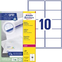 Etiket Avery L7173-100 99.1x57mm wit 1000stuks-2