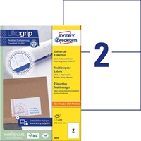 Etiket Avery Zweckform 3655 210x148mm A5 wit 200stuks-2