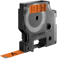 Labeltape Dymo 1978367 12mmx3m zwart op oranje-3