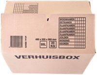 Verhuisdoos IEZZY 480x320x360mm bruin 25 stuks 3mm-3