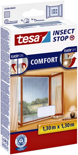 Insectenhor tesa® Insect Stop COMFORT raam 1,3x1,3m wit-2