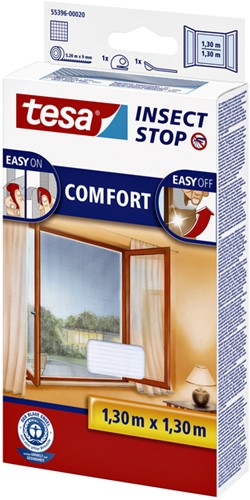 Insectenhor tesa® Insect Stop COMFORT raam 1,3x1,3m wit