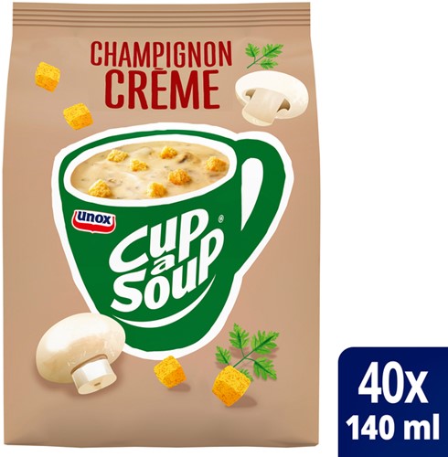 Cup-a-Soup Unox machinezak champignon crème 140ml