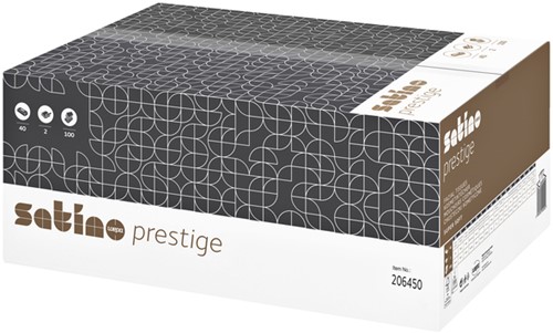 Facial tissues Satino 2-laags 100 vel wit 206450-2