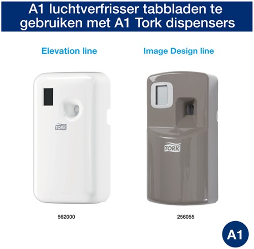 Luchtverfrisserdispenser Tork A1 Elevation wit 562000-3