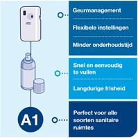 Luchtverfrisserdispenser Tork A1 Elevation wit 562000-2