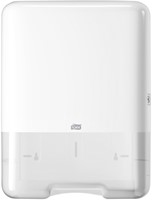 Handdoekdispenser Tork H3 Elevation C-vouw en Z-vouw wit 553000